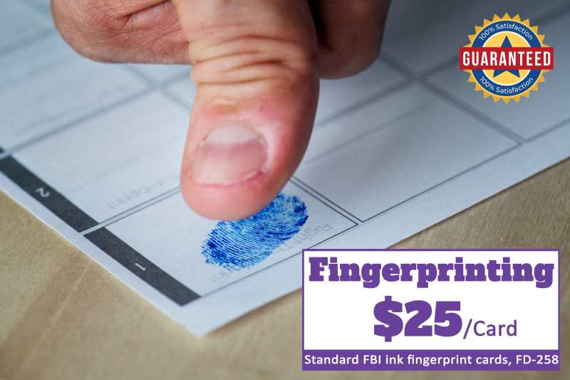 Get Your Fingerprints Taken Today! New Orleans, LA Gentilly Mail